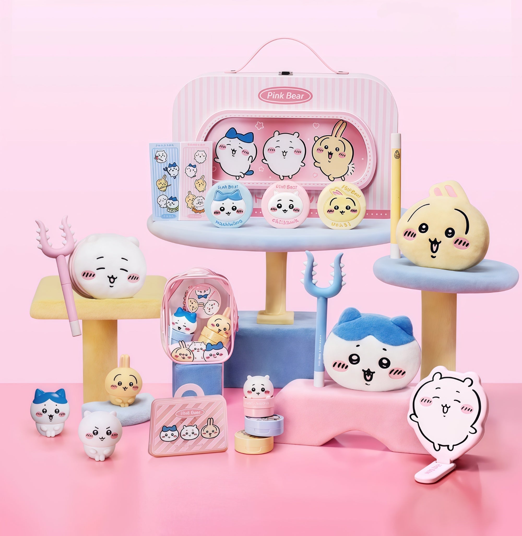 Pink Bear X CHIIKAWA Collection Lip Gloss & Blusher T5249
