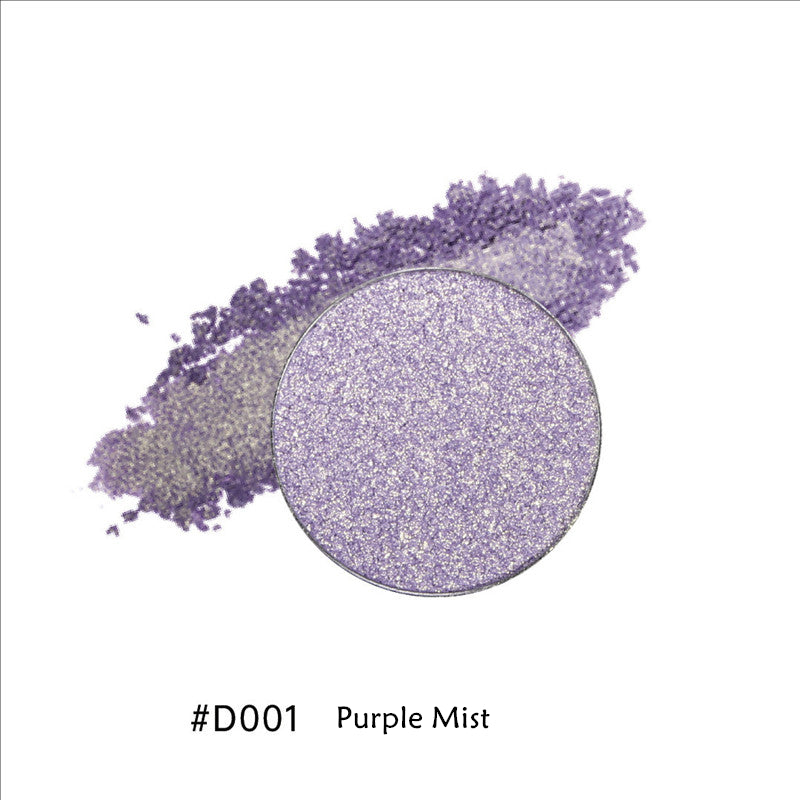 DE'LANCI Love Purple 4-farvet polariseret holografisk øjenskyggepalette T4227