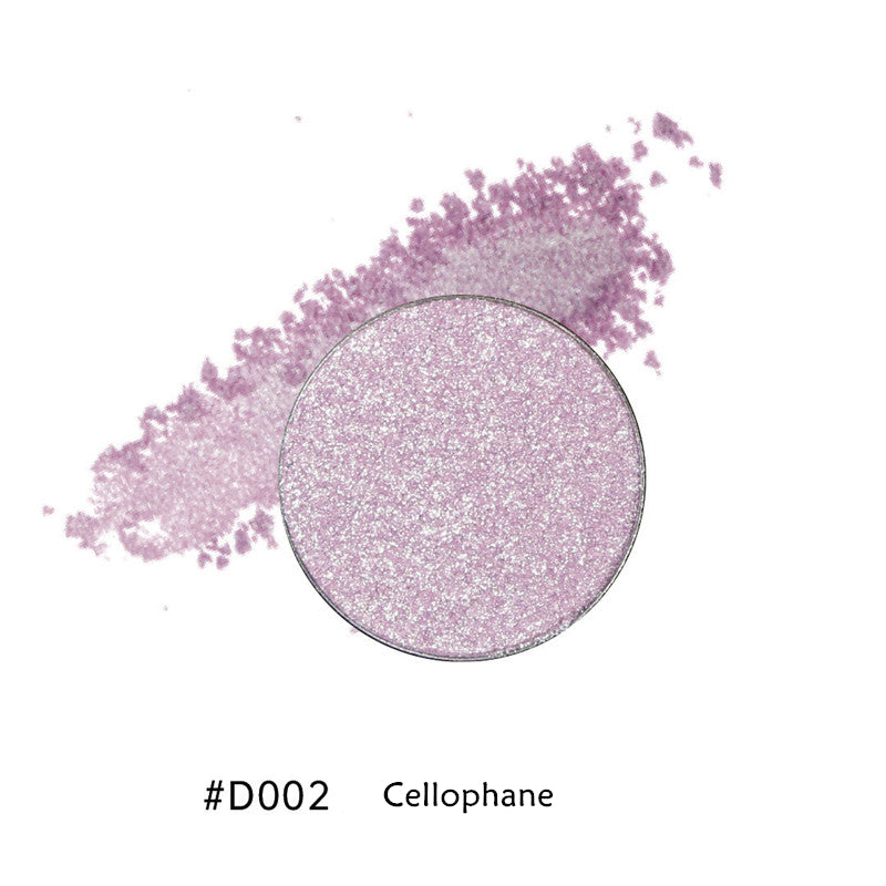 DE'LANCI Love Purple 4-farvet polariseret holografisk øjenskyggepalette T4227