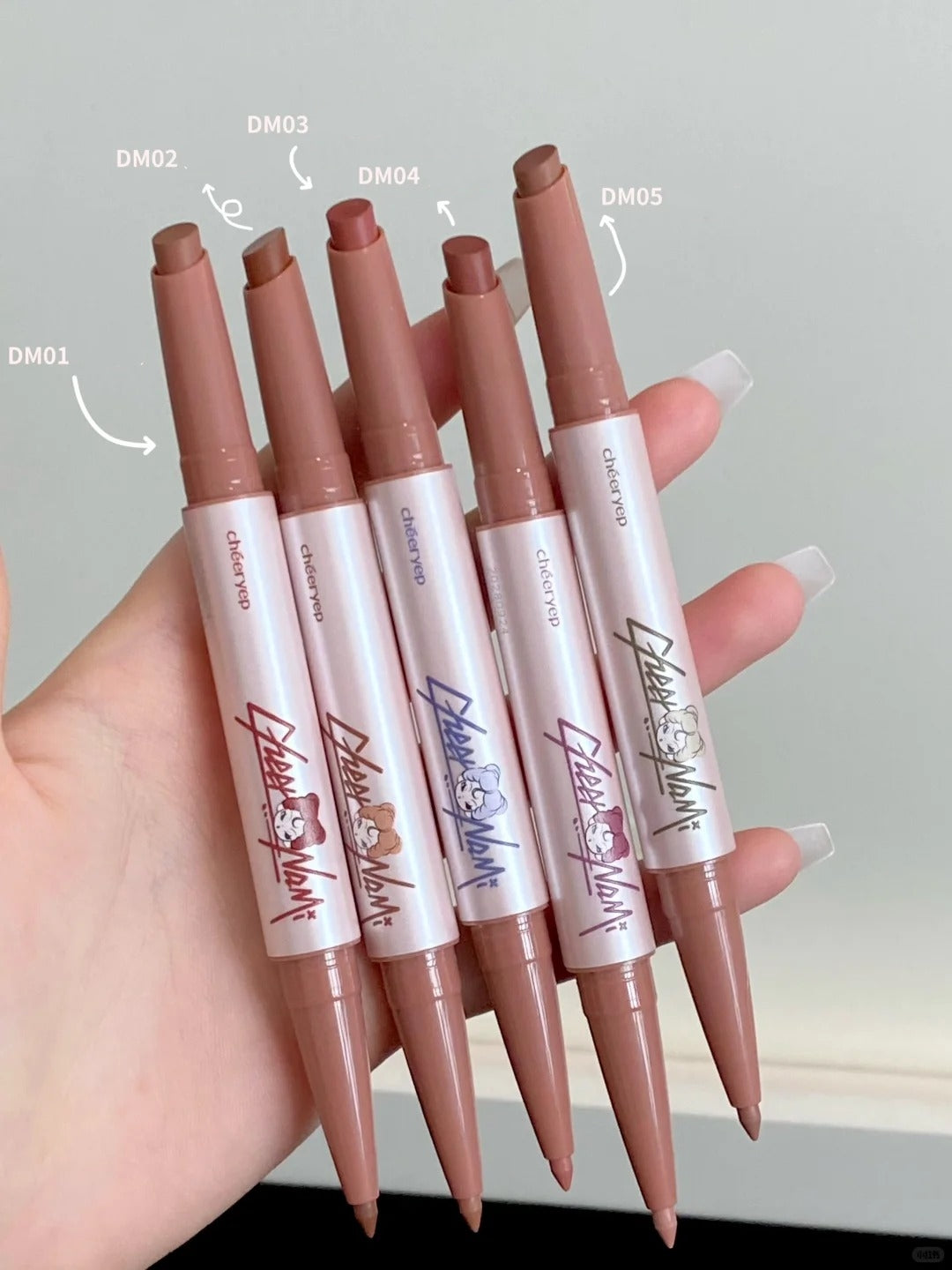 QianYan X DODONAMI Collection Double-head Matte Lipstick Pen T5317