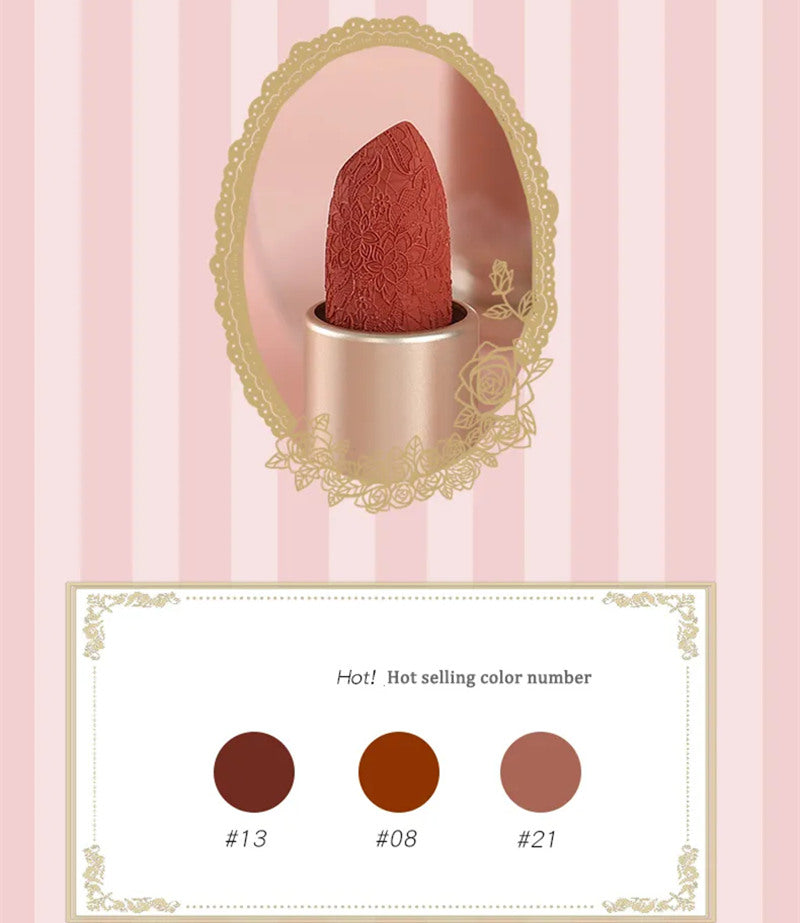 COLORROSE Western Antique Series Relief Matte & Mirror Lipstick T3670