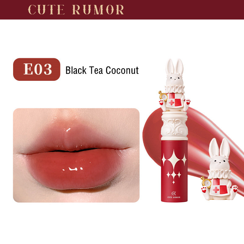 CUTE RUMOR Tea Party Series Crystal Mirror Lip Glaze T3702