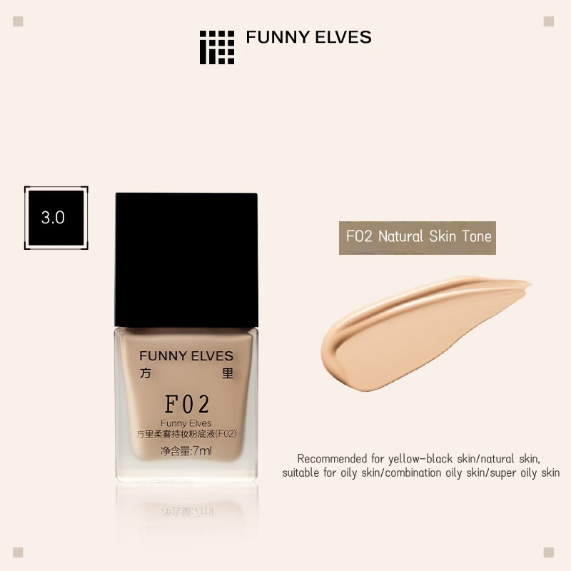 Funny Elves Special Agent Long-wear Concealer Liquid Foundation