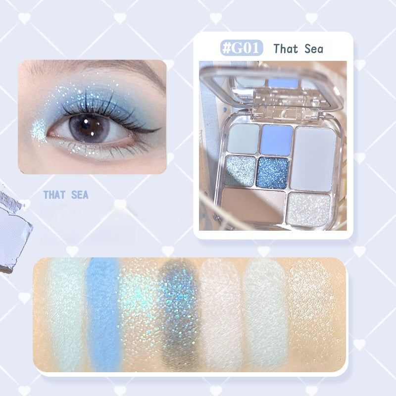 GOGO TALES Girlish Heart 7-color Eyeshadow Palette T5093