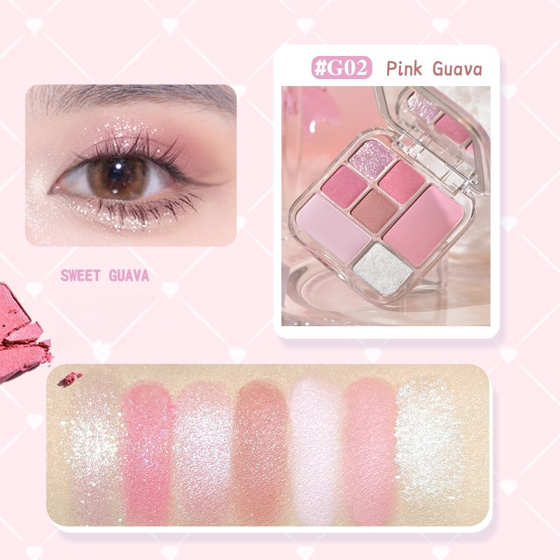 GOGO TALES Girlish Heart 7-color Eyeshadow Palette T5093