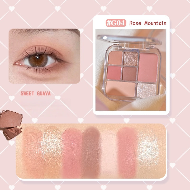 GOGO TALES Girlish Heart 7-color Eyeshadow Palette T5093