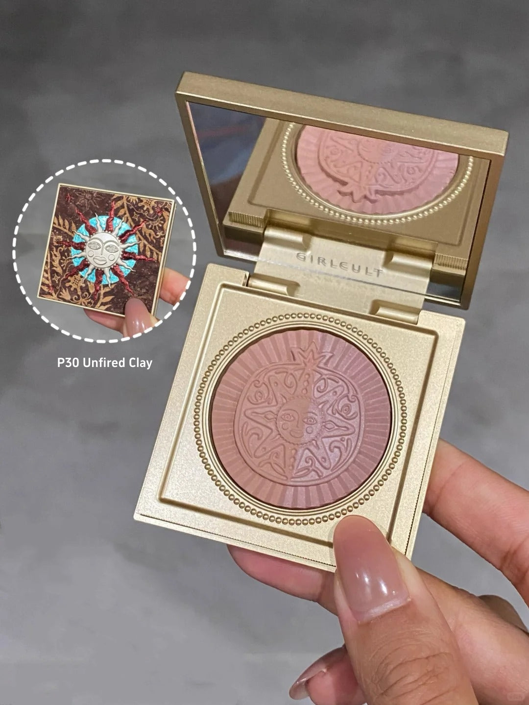 Girlcult Loulan Hippie Collection Mood 2-Color Blusher Powder T5963