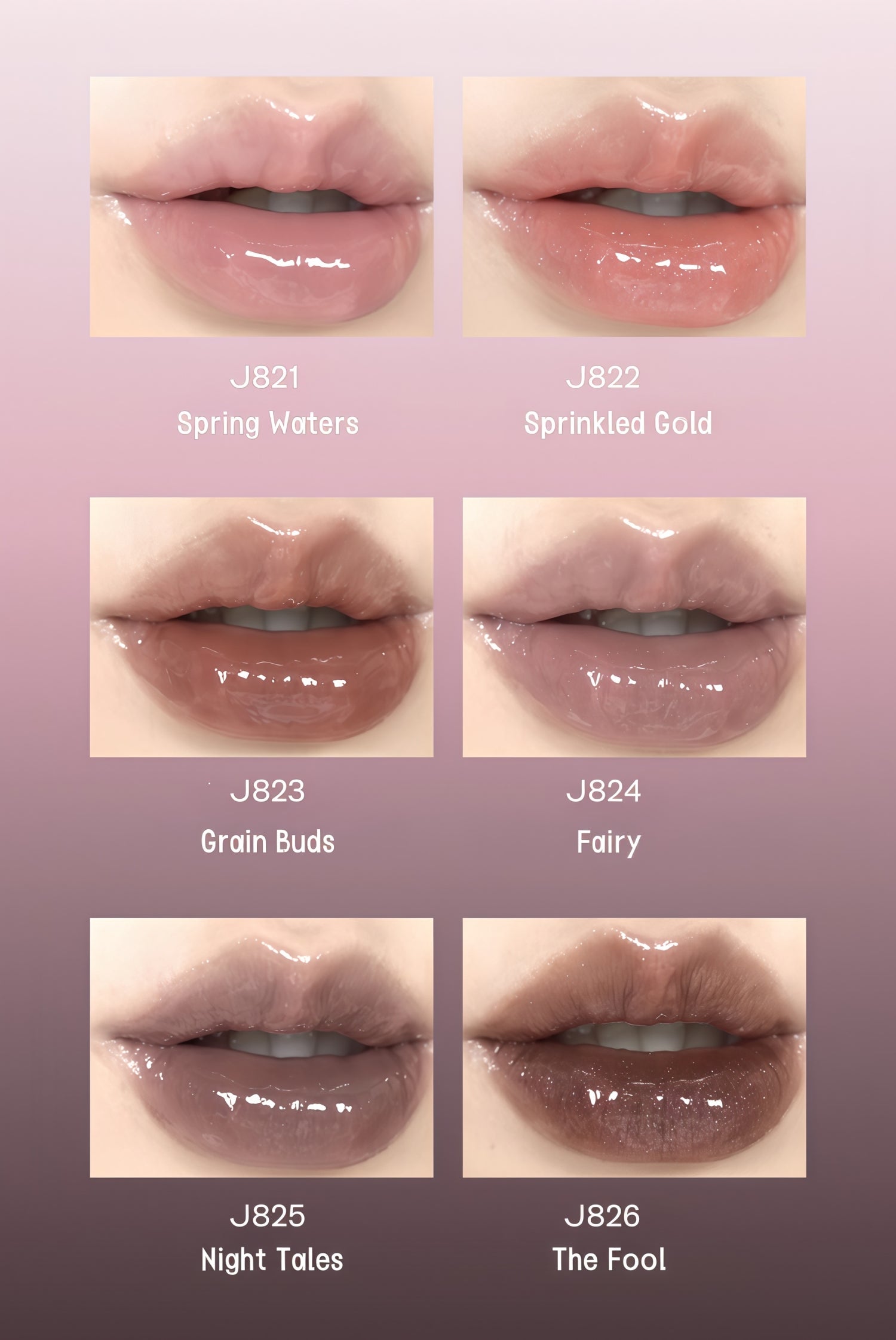 Girlcult Peach Blossom Utopia Collection Fantasy Mirror Lip Gloss T5693