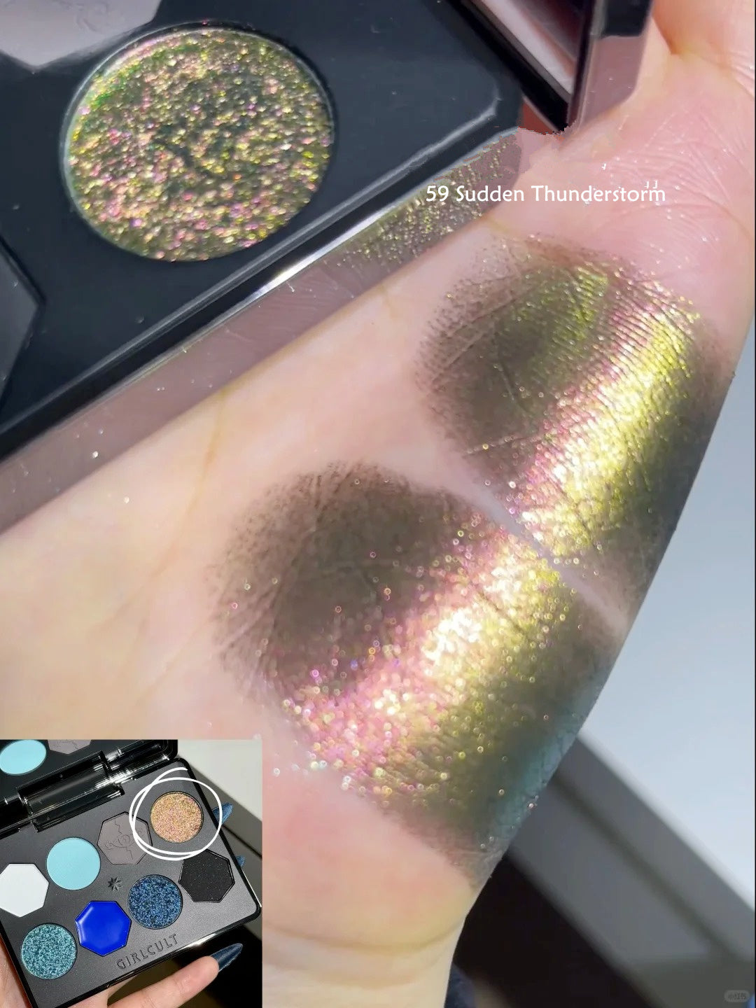 Girlcult Miao Witch Collection 8-Color Chameleon Eyeshadow Palette T4190