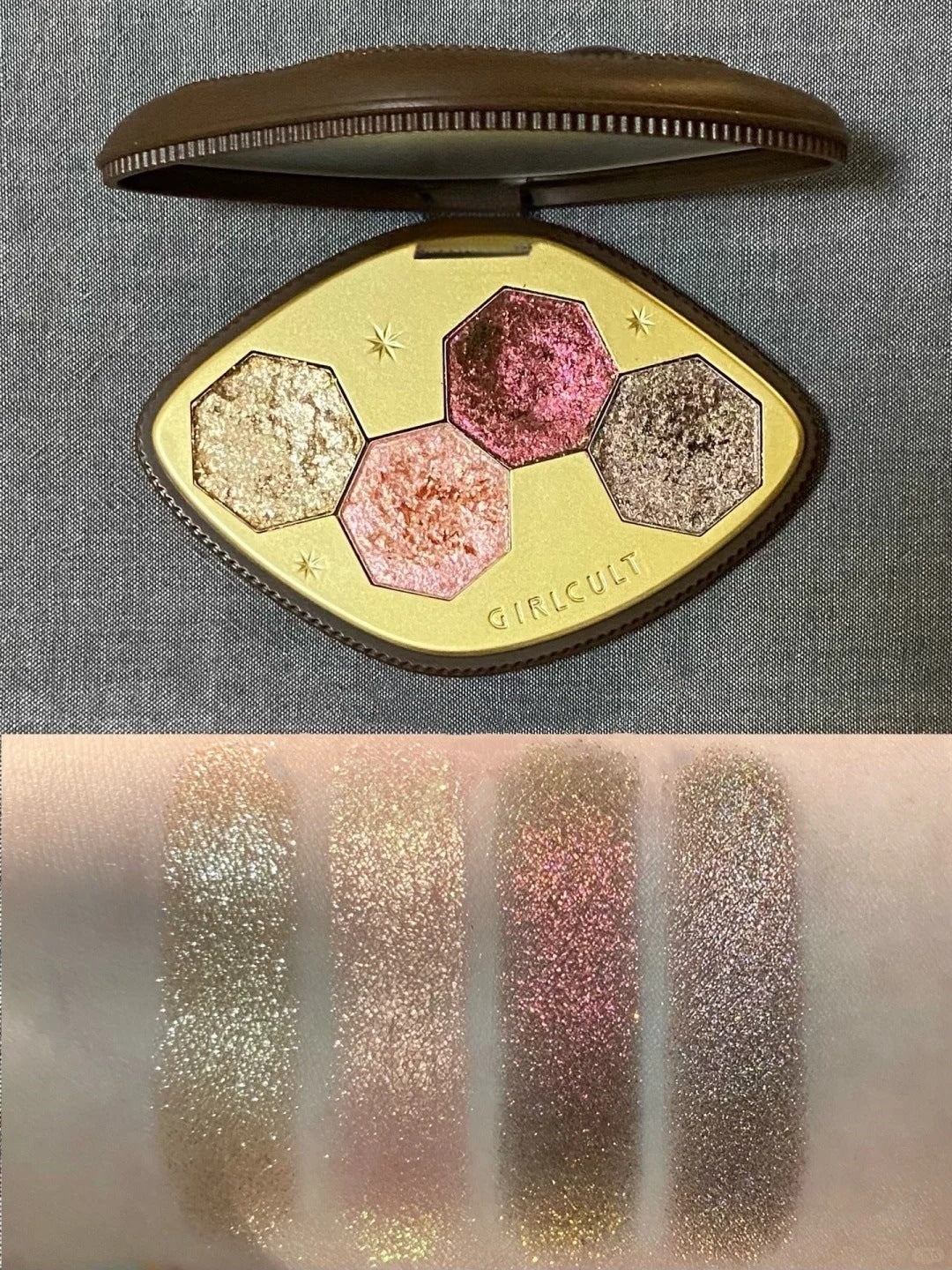 Girlcult Gold Digger Belle Series Fantasy Chameleon Eyeshadow Palette T3971