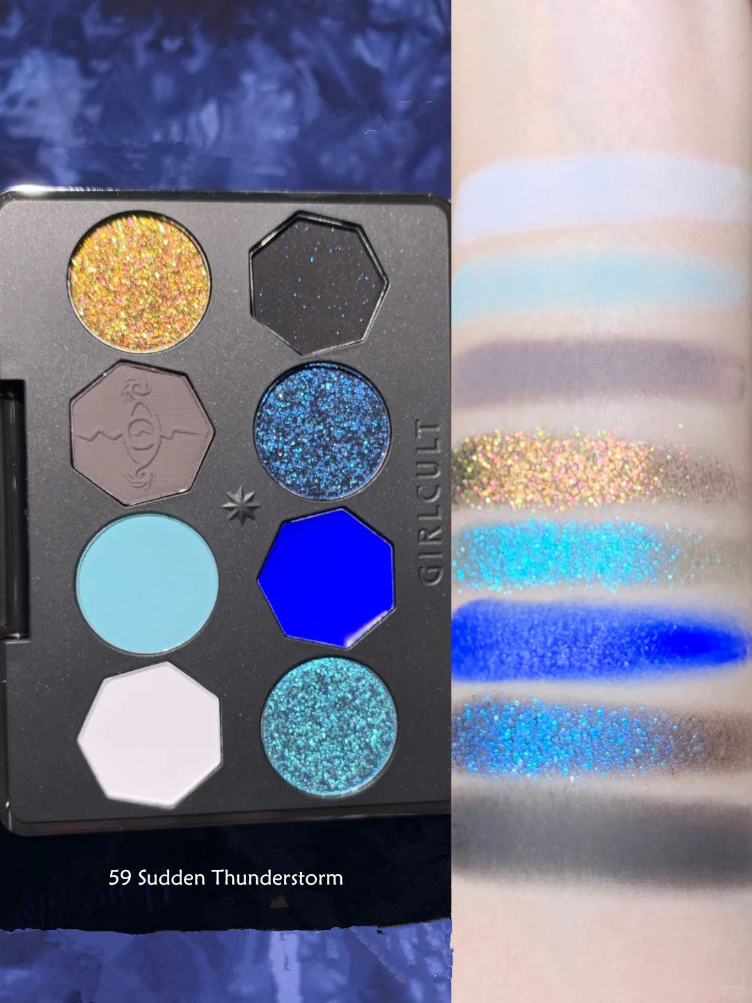 Girlcult Miao Witch Collection 8-Color Chameleon Eyeshadow Palette T4190