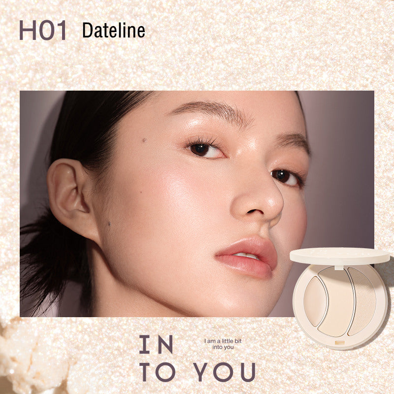 INTO YOU Matte & Pearlescent Highlighter Palette T3767
