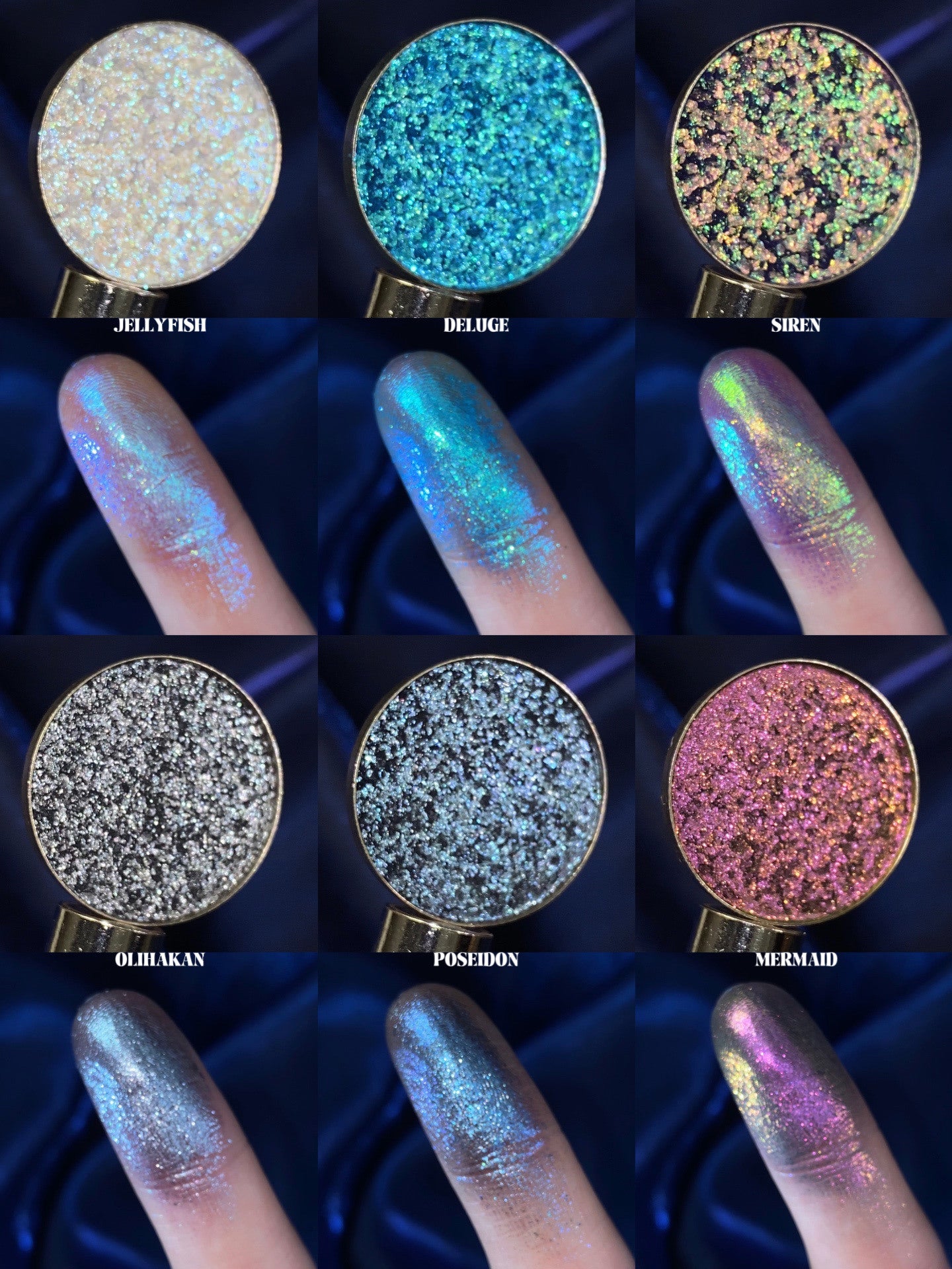 KRYPTEIN COSMETICS ATLANTIS 12-Color Chameleon Eyeshadow Palette T4214