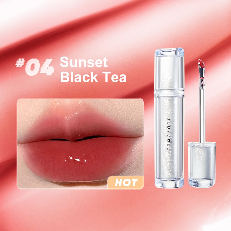 JUDYDOLL Glossy Watery Ice Iron Mirror Lip Gloss T3472