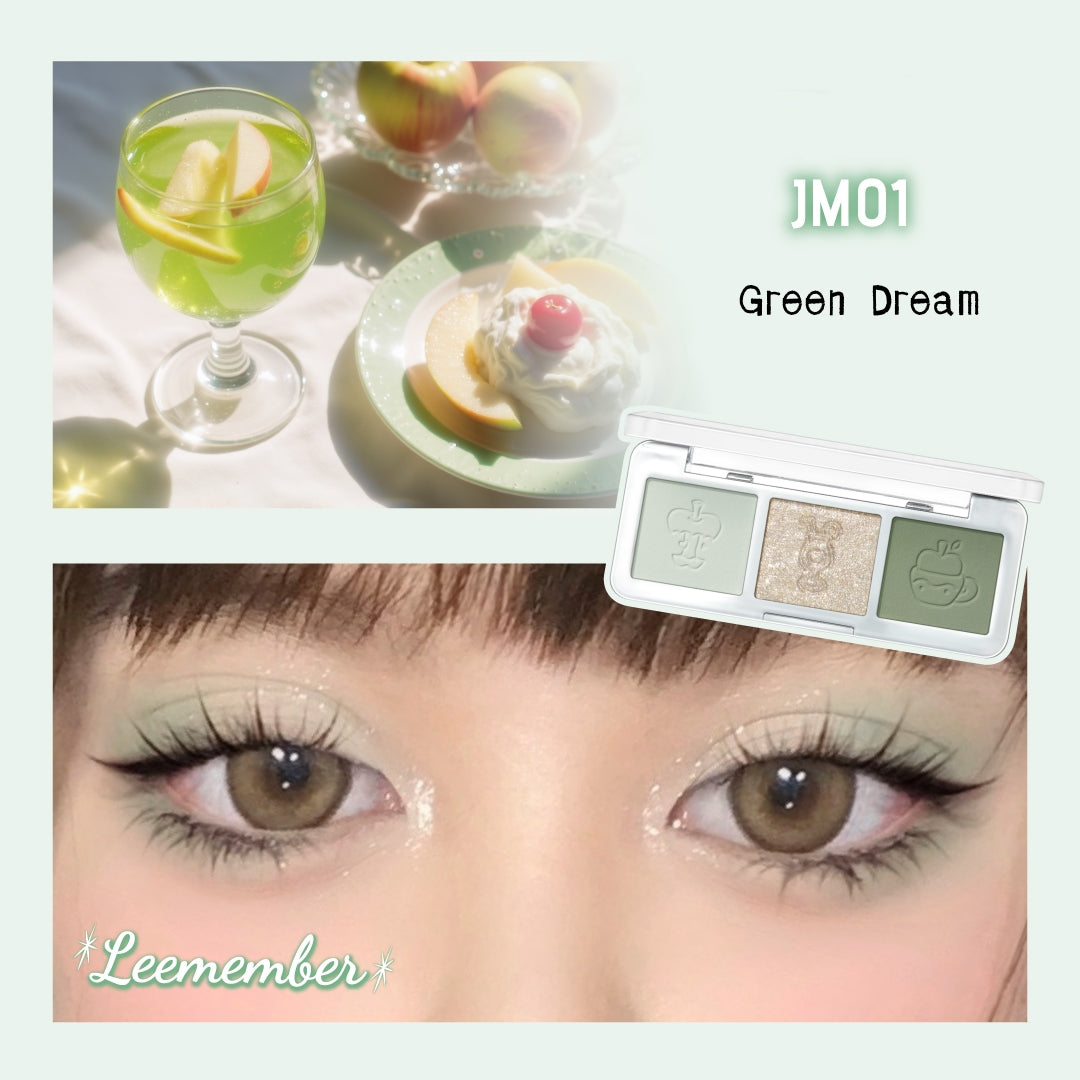LEEMEMBER Fruit Punch Collection 3-color Satin Eyeshadow Palette T5000