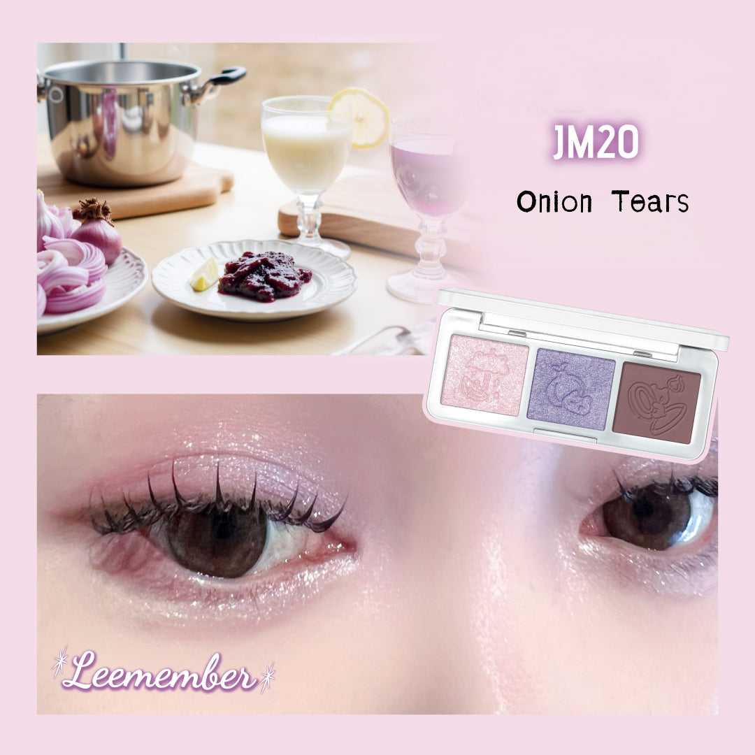 LEEMEMBER Fruit Punch Collection 3-color Satin Eyeshadow Palette T5000