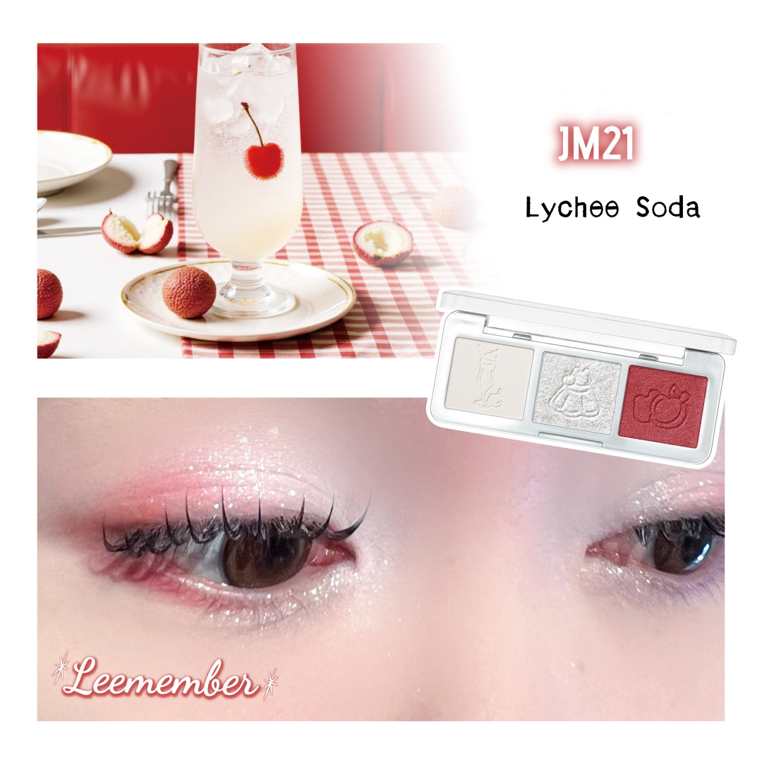 LEEMEMBER Fruit Punch Collection 3-color Satin Eyeshadow Palette T5000