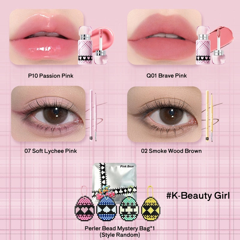 PINK BEAR X Shugo Chara! Collection Lip Gloss & Eyeliner Pen T6021
