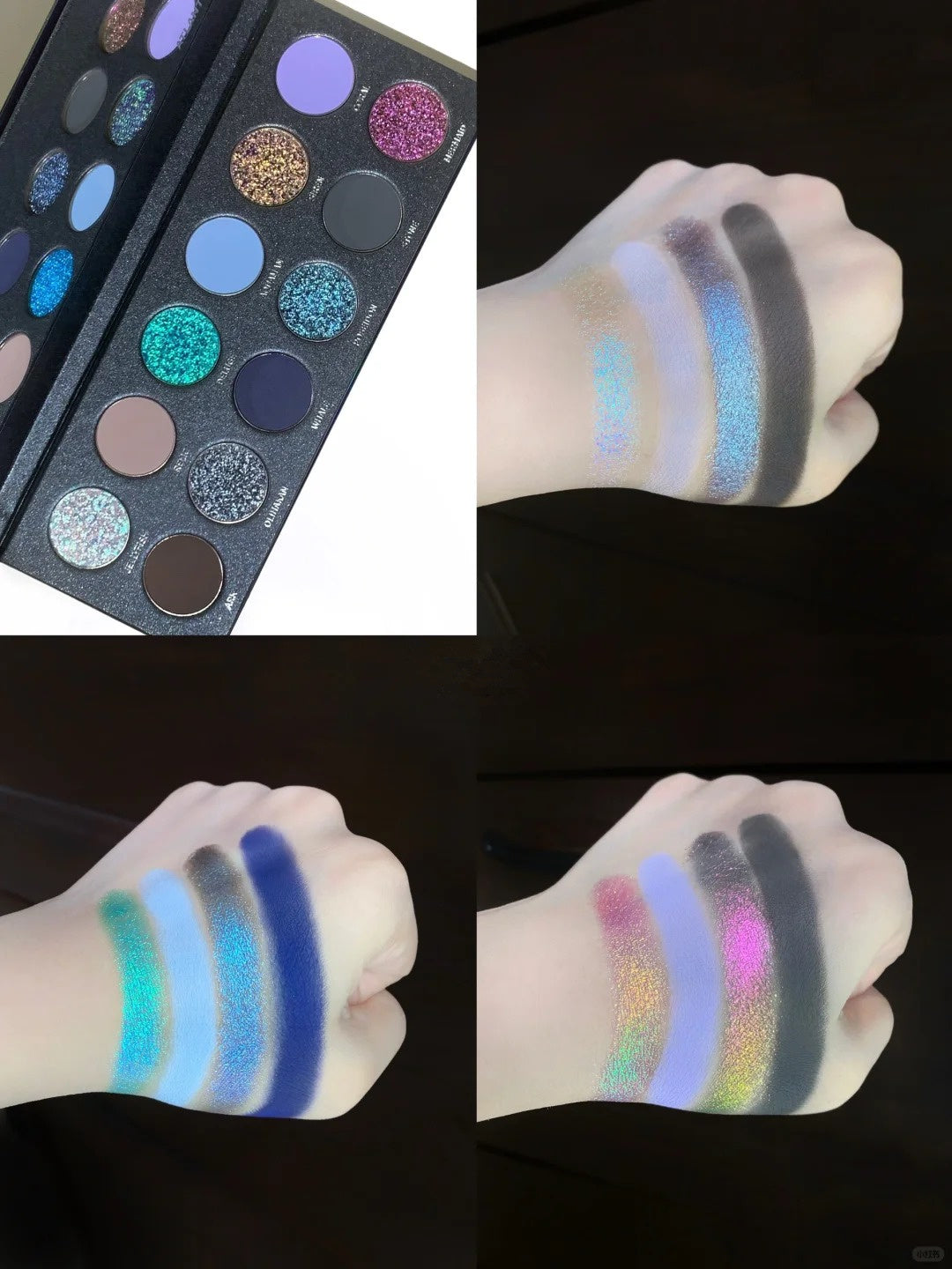 KRYPTEIN COSMETICS ATLANTIS 12-Color Chameleon Eyeshadow Palette T4214