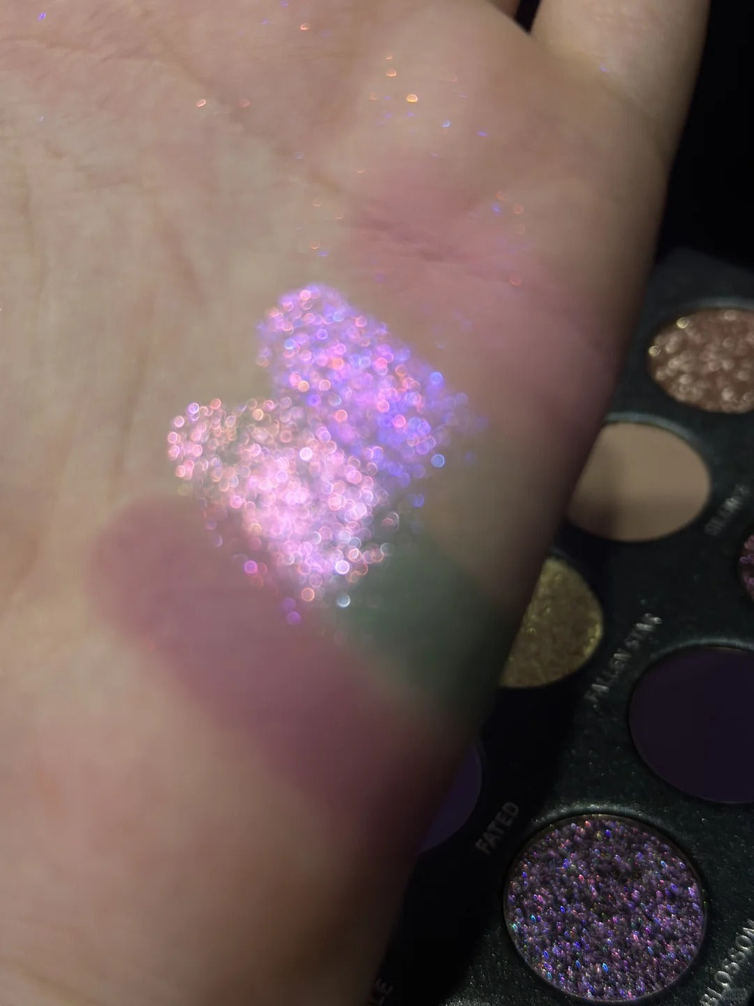 KRYPTEIN COSMETICS VIOLET CRAZY 12-Color Chameleon Eyeshadow Palette T4215