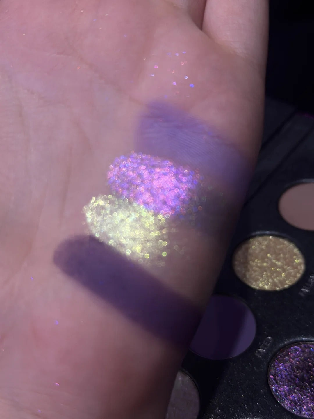 KRYPTEIN COSMETICS VIOLET CRAZY 12-Color Chameleon Eyeshadow Palette T4215