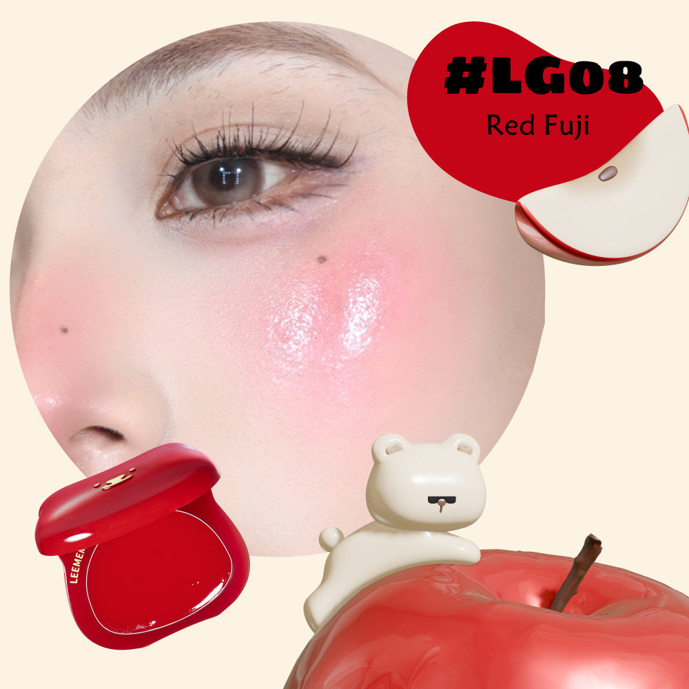 LEEMEMBER Bear Watery Light Multi-use Makeup Cream for Blusher & Highlighter T4310