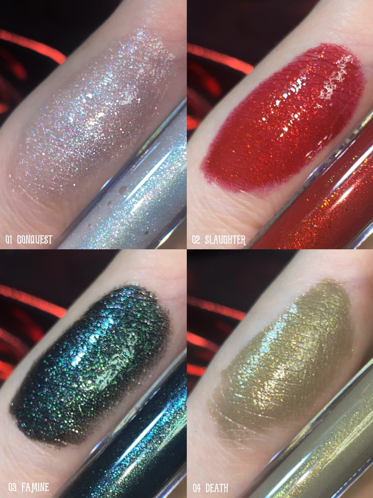 KRYPTEIN COSMETICS Apocalypse Collection Sparkles Mirror Lip Gloss T5270