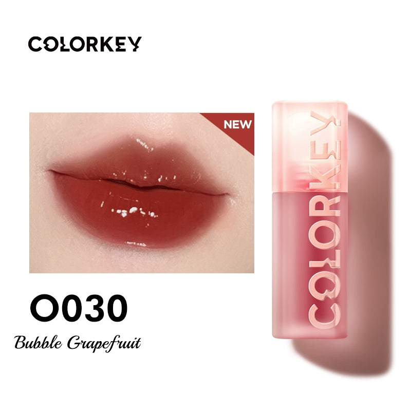COLORKEY Water Bubble 89% Essence Mirror Lip Glaze T3283