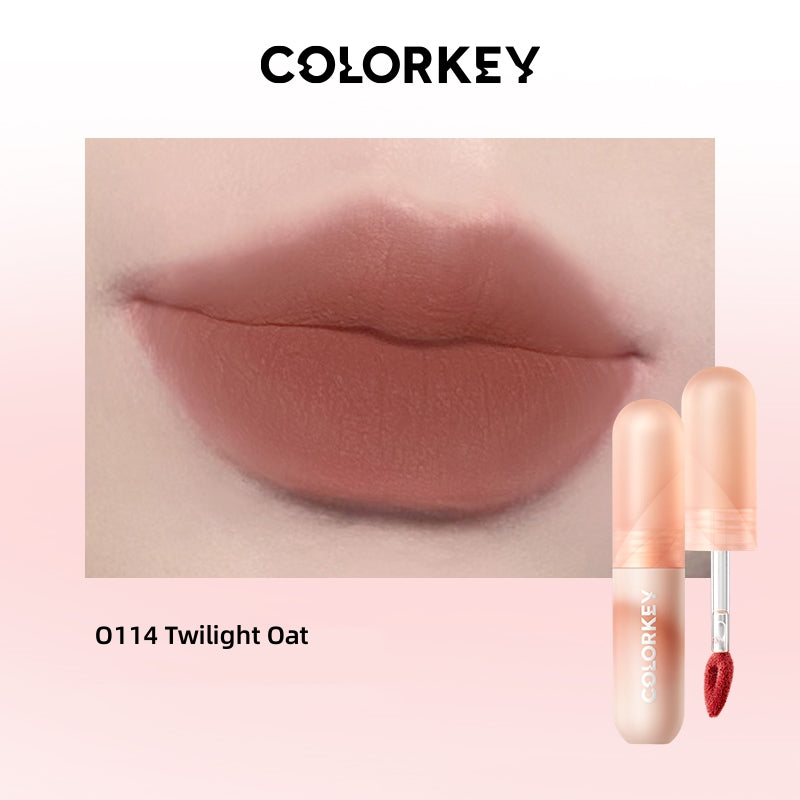 COLORKEY Colored Eggs Moist Velvet Mousse Matte Lip Mud T2933