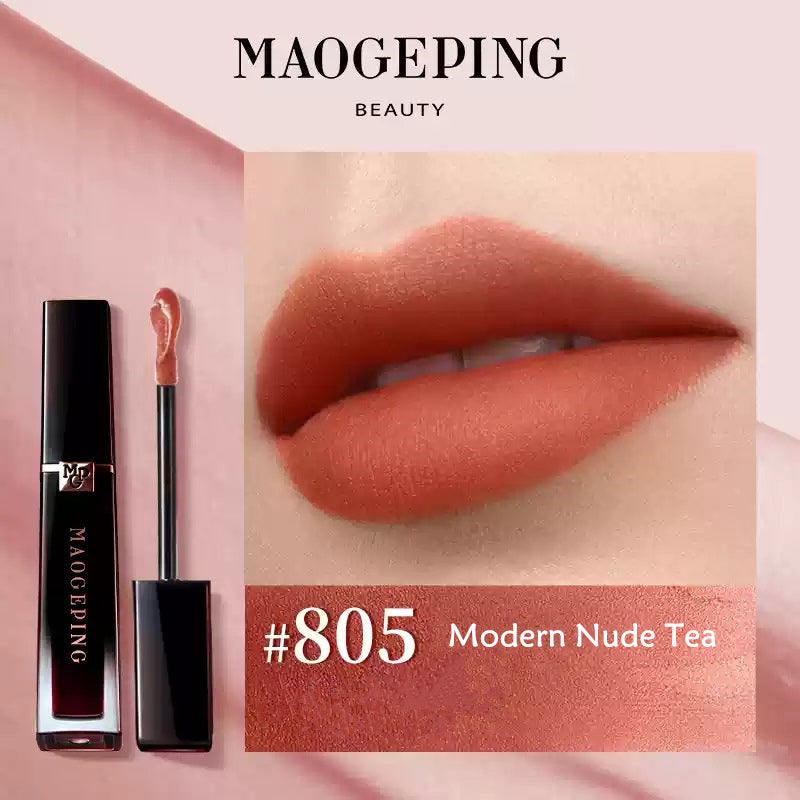 MAOGEPING Zero Burden Airy Matte Lip Glaze T4135