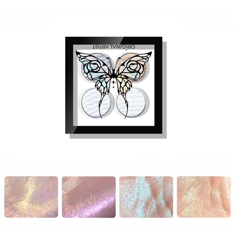 ORIGINAL ARTIST Night Glory 4-color Chameleon Highlighter Palette T4173