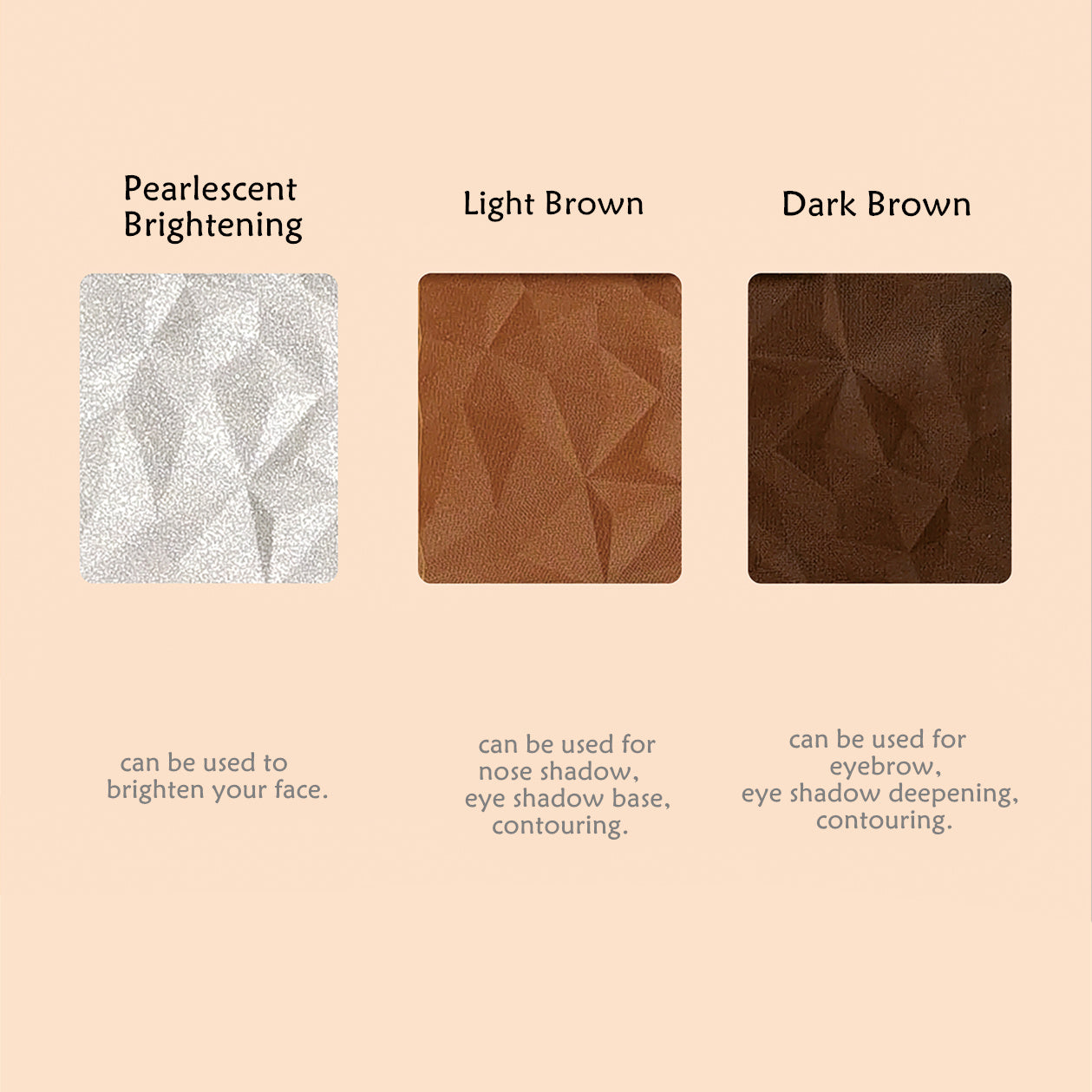 JSZH Eyebrow Highlighter Contour All-In-One Makeup Palette T4237