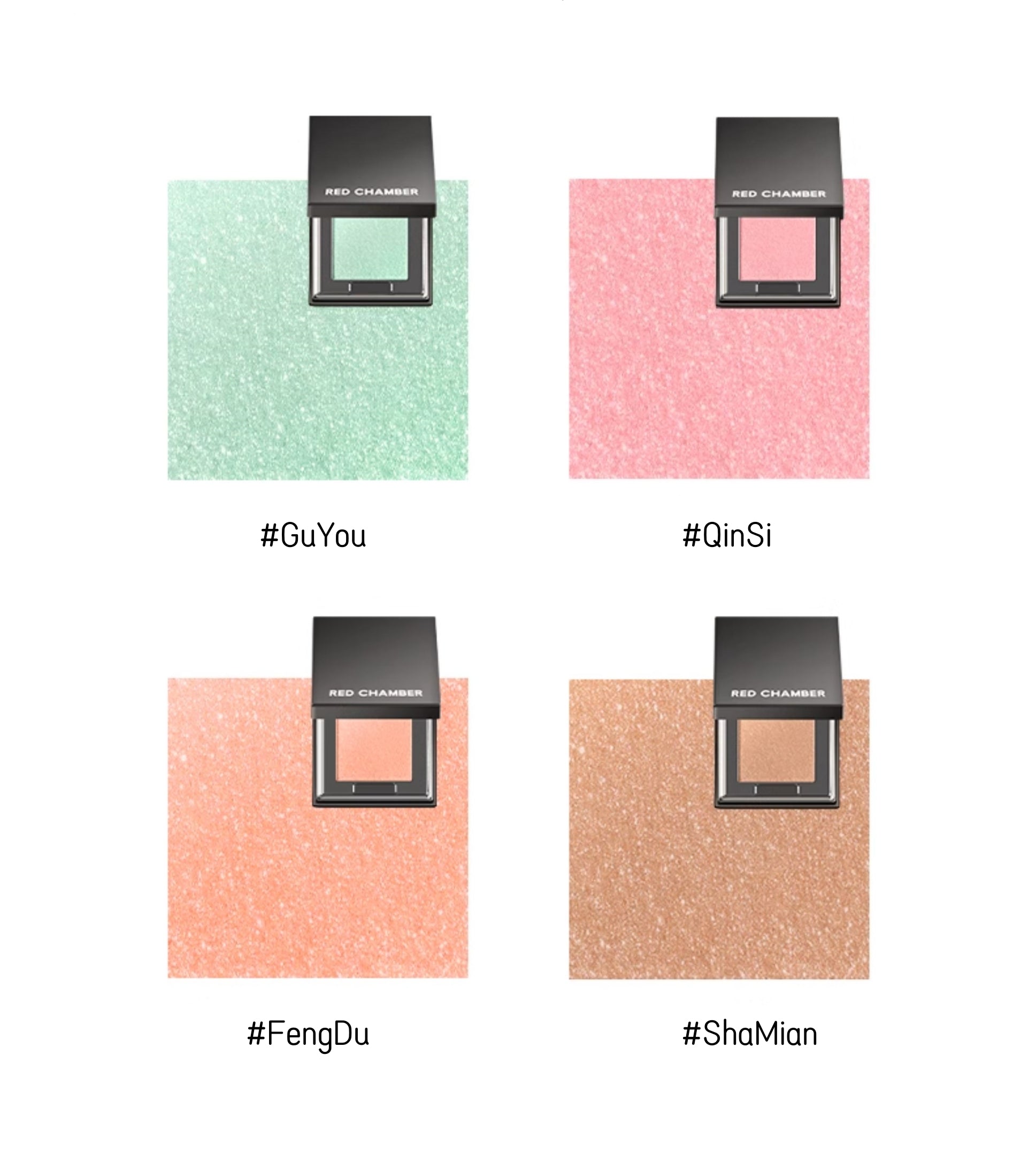 RED CHAMBER Ædelstenspulver Krystal Diamant Øjenskygge T4291