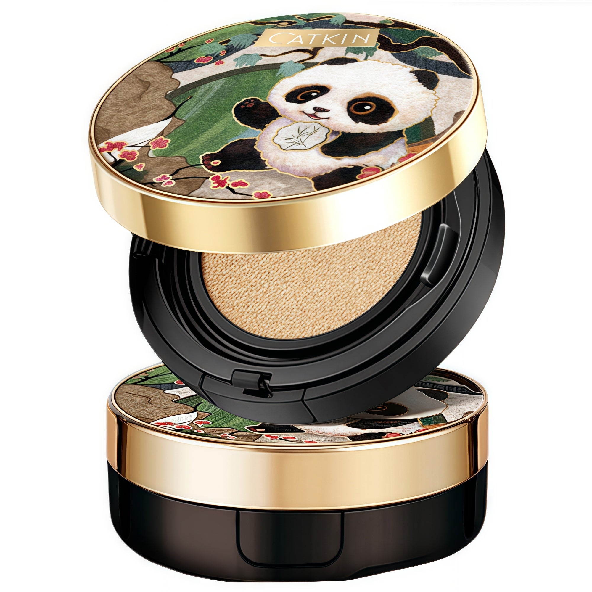 CATKIN Panda Paradise Concealer & Oil-control Air Cushion Foundation T5021