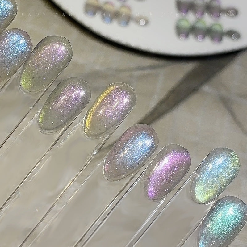 DANZHIHE 12g Cyber City Aurora Cat Eye Gel Polish T4843