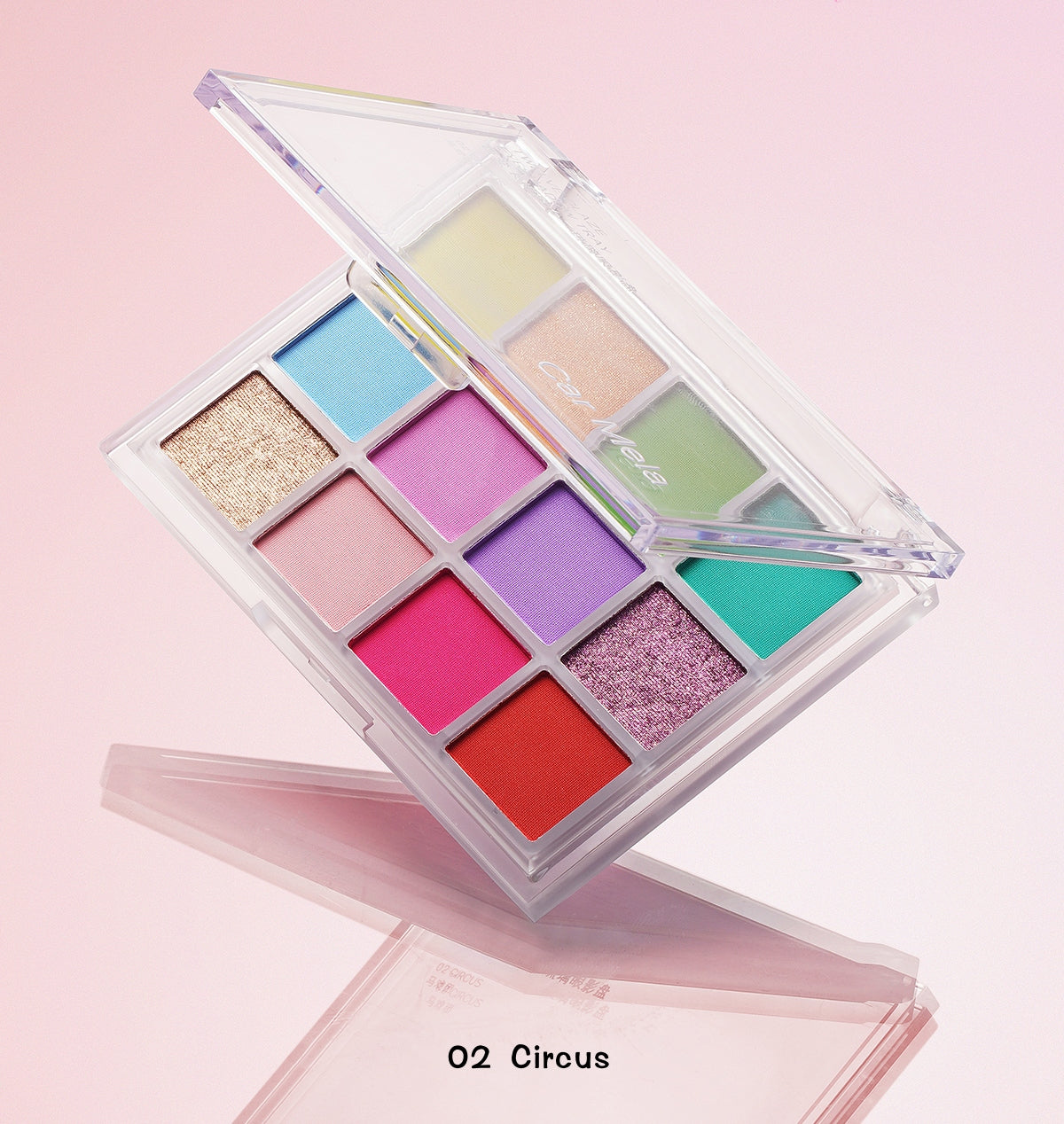 CARMELA 12-color Glazed Eyeshadow Palette T5031