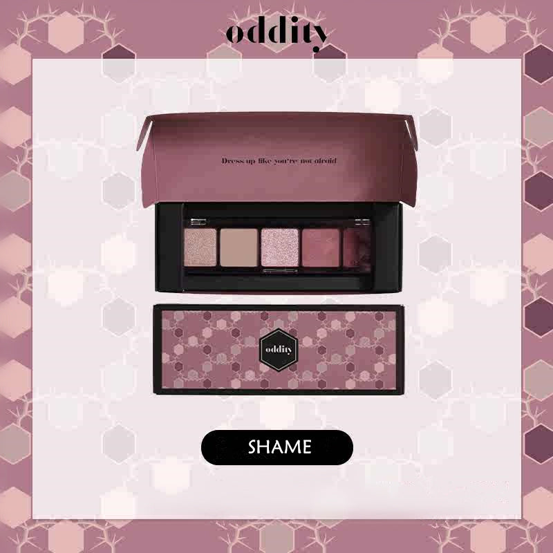 ODDITY 5-Color Glass Pearlescent Eyeshadow Palette T4199