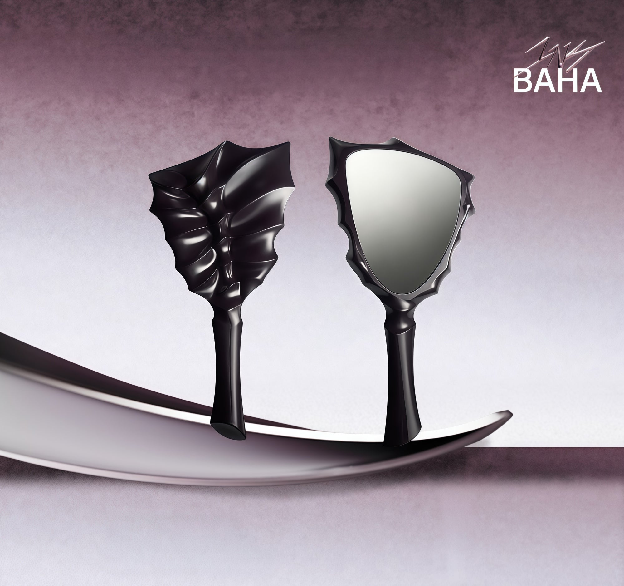 INSBAHA Rebel Collection Key Chain & Hand Holding Mirror T5952