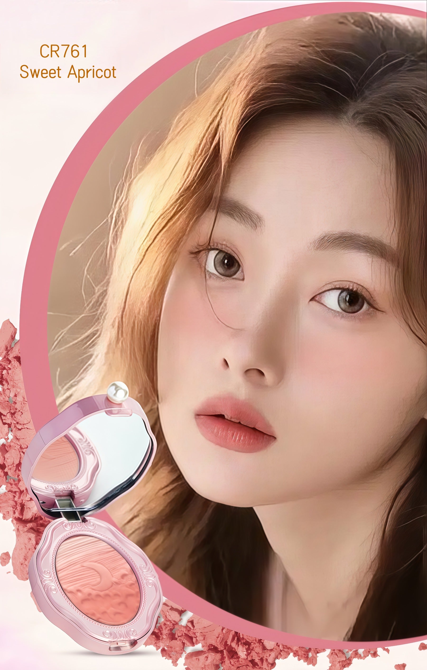 COLORROSE Oil Painting Series Relief Gradient Blusher & Highlightr & Contour T3668