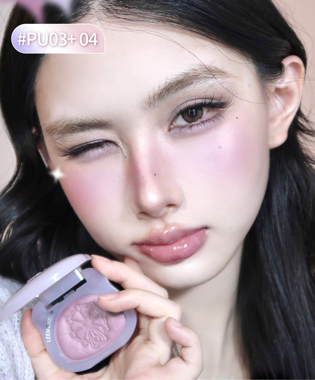 LEEMEMBER Dream Amusement Park Satin Glossy Blusher T5282