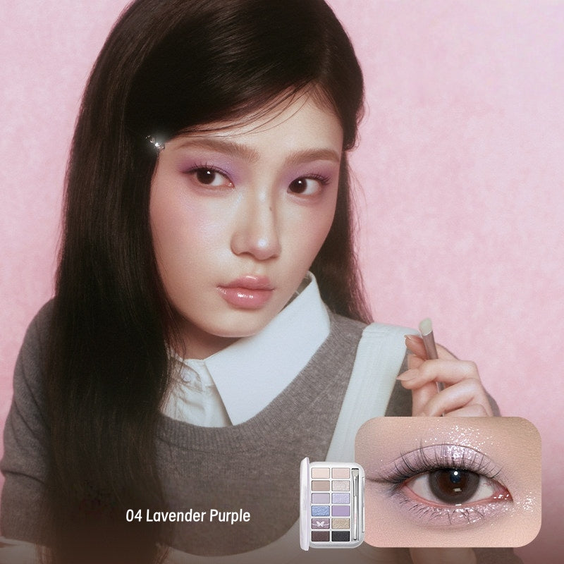 Pink Bear Color Mood Collection 12-color Eyeshadow Palette T4721