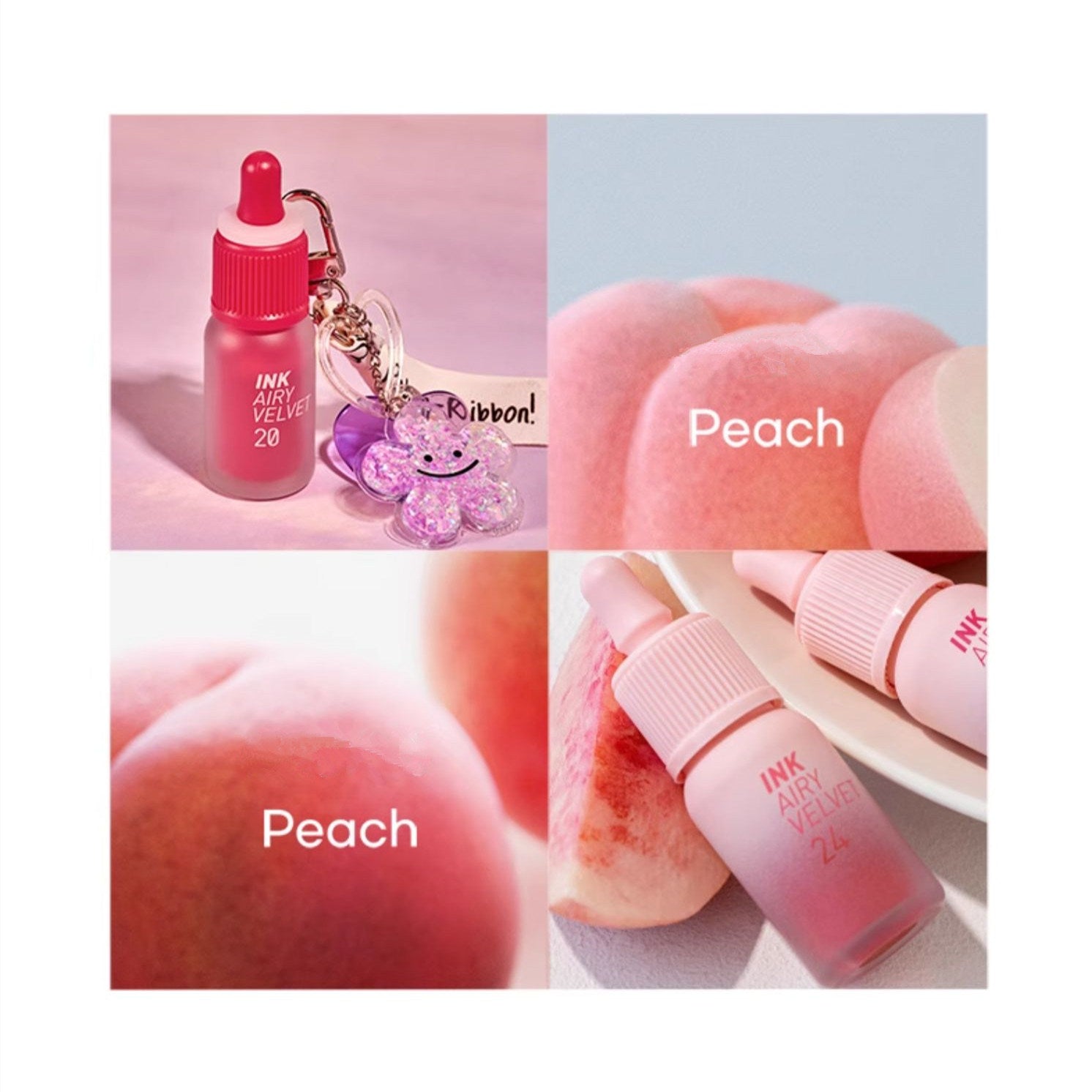 PERIPERA Peaches Collection Ink Airy Velvet Matte Lip Gloss T4385