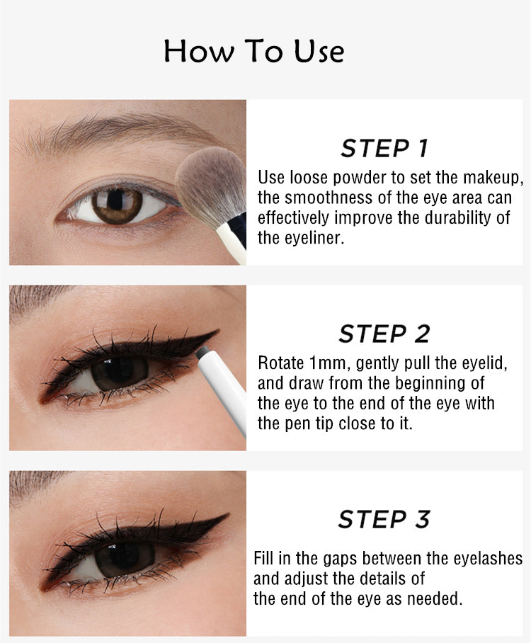 ODDITY Vandtæt Langtidsholdbar Farverig Gel Eyeliner Pen T4399