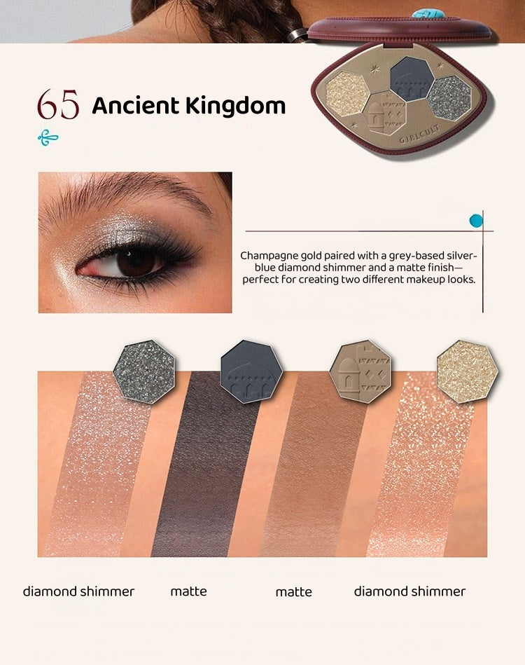 Girlcult Loulan Hippie Collection Chameleon Eyeshadow Palette T5962