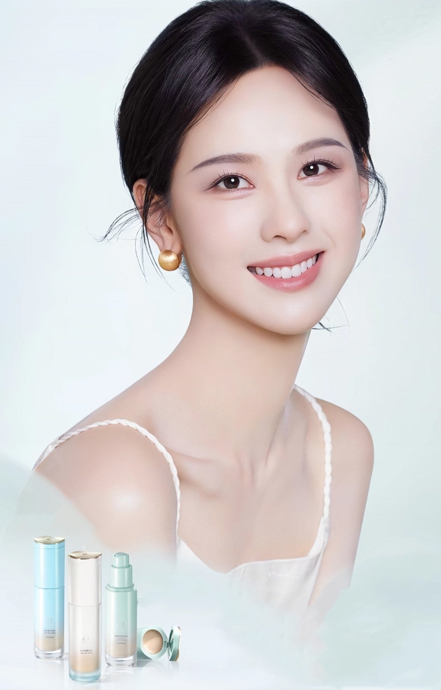 TIMAGE Long-wear Matte Oil-Control & Moist Liquid Foundation T4831