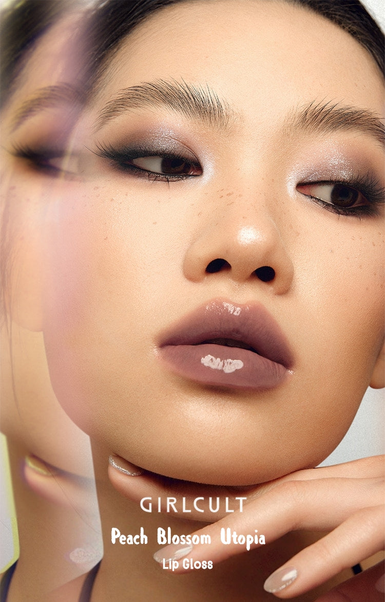 Girlcult Peach Blossom Utopia Collection Fantasy Mirror Lip Gloss T5693