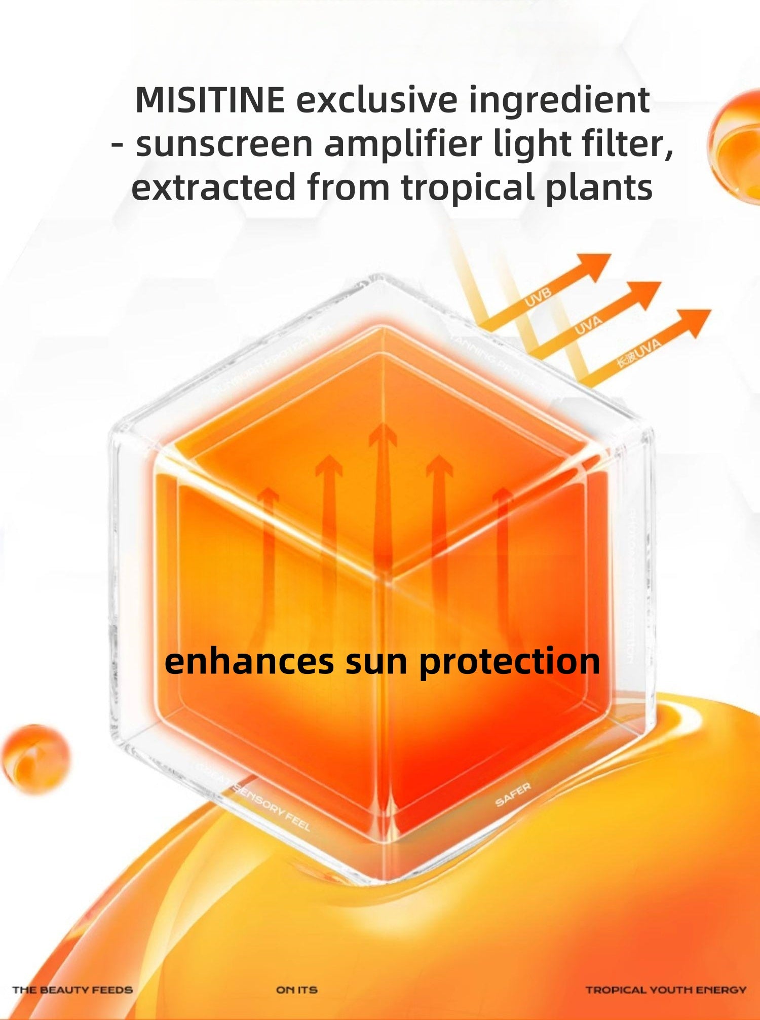 MISITINE Biological ULtra Protection Hydrating Sunscreen Cream SPF50 PA++++ T4455