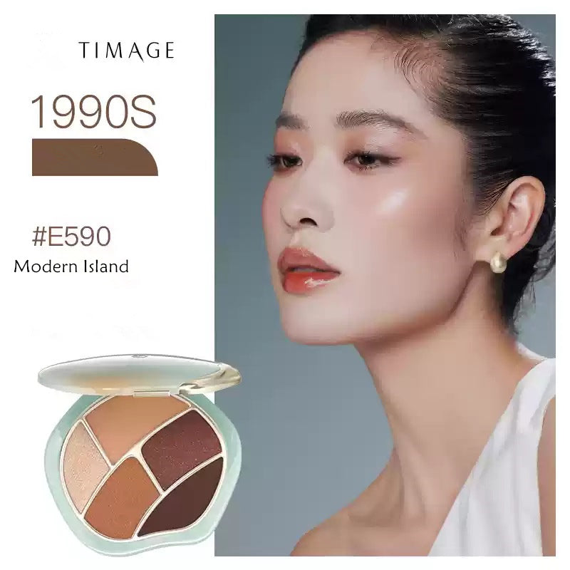 TIMAGE Wave Of Classic 5 Colors Eyeshadow Palette T4126