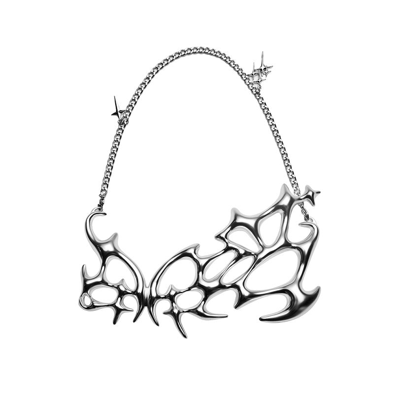 QianYan Breaking Cocoon Collection Hand Holding Mirror & Sphenoid Bone Pendant T5125
