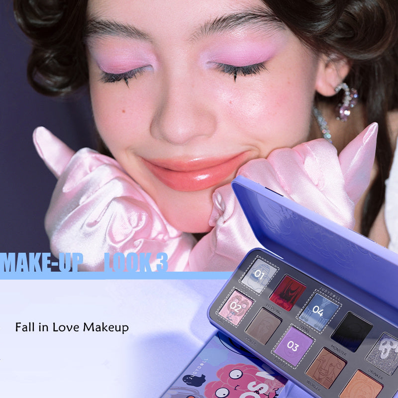 JUDYDOLL Cos Me 10-color Halloween Eyeshadow Palette T4174
